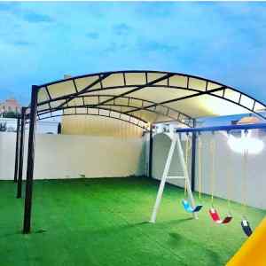  مظلات قماش PVC ضد الشمس والمطر